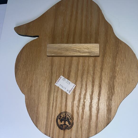 Vintage KS Lanam Co Inc Hand Paint Fall Christmas Easter Longaberger Stand Small - Picture 10 of 16